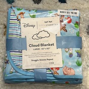 little sleepies toy story large cloud blanket NWT